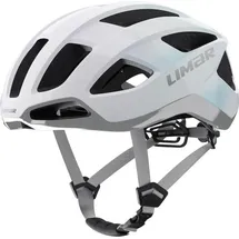 Limar Air Stratos Opal White Silver L Weiß/Silber - leichter All-Terrain-Fahrradhelm mit Top-Belüftung
