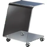 PLACES OF STYLE Beistelltisch PLACES OF STYLE "Remus", transparent, B:37cm H:48cm T:37cm, Tische, Beistelltisch, aus Acrylglas