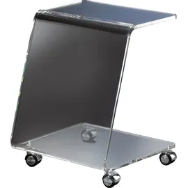 PLACES OF STYLE Beistelltisch PLACES OF STYLE "Remus", transparent, B:37cm H:48cm T:37cm, Tische, Beistelltisch, aus Acrylglas