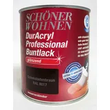 DurAcryl Professional Buntlack, Schokobraun, glänzend 750 ml wasserverdünnbar