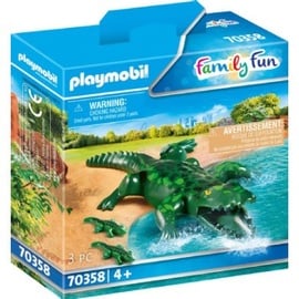 Playmobil Family Fun Alligator mit Babys 70358