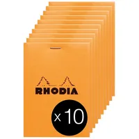 Rhodia 13200C - Packung mit 10 Notizblöcken No.13, A6