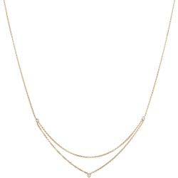 Elli Basic Layer Look Kristalle 925 Silber Ketten   Damen 