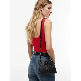 Tommy Hilfiger Feminine Mini Crossover Handtasche Polyurethan Black