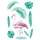 KOMAR Deko-Sticker Flamingo 50 cm x 70 cm