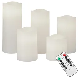 Monzana LED Kerzen mit Fernbedieunung Timer 10er Set