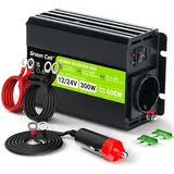 Green Cell Green Cell® Wechselrichter Spannungswandler Duo 12V/24V auf 230V 300W/600W Modifizierte Sinus