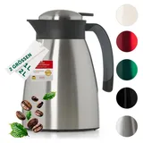 Blumtal Thermoskanne silber 1 l