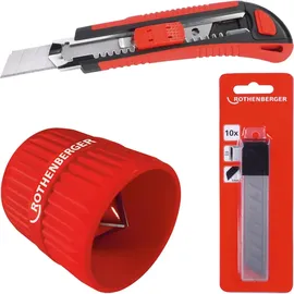 Rothenberger Profi-Werkzeugset 34-tlg. - Rucksack für Heizung, Sanitär, Klima
