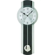 Selva SELVA Funk-Pendelwanduhr Carbon-Optik Taching - Silber