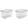 KEEEPER Aufbewahrungsbox bea 39 x 35 x 39 cm 2-tlg. transparent