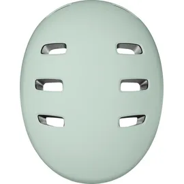 ABUS Fahrradhelm XOXO Cityhelm im Skater-Look Helm für Skateboard, Fahrrad, Scooter Größe M, Grün/Türkis/Mint