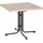 ACAMP Klapptisch Quadratisch Anthrazit-Driftwood 70 cm x 70 cm