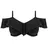 Elomi Bandeau-Bikini Damen Schwarz L Cup I/J