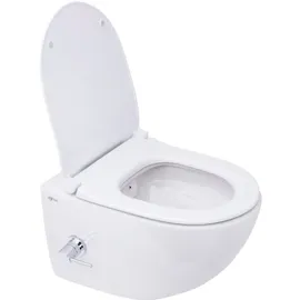 SiKO Dusch-WC-Aufsatz mit Absenkautomatik Weiß