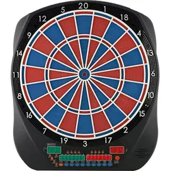 BULLS Dartboard Flash RB-Sound, Schwarz/Blau/Rot, ONE SIZE