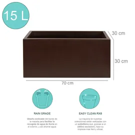 Wellhome 70 x 30 x 30 cm Bronze