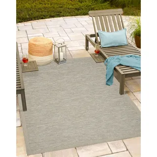 The CarPET Teppich »Calgary«, rechteckig, 1 mm Höhe, moderner robuster In und Outdoor Teppich, beige