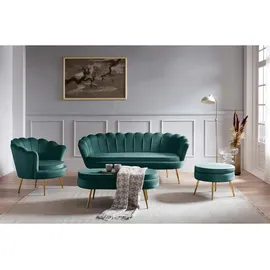 SalesFever Clam oval grün/gold