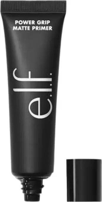 e.l.f. Power Grip Matte Primer 26ml – mattierende Gel-Make-up-Grundierung mit Niacinamid, klebriger Grip für extra langen Halt, mattes Finish, alle Hauttypen, vegan & tierversuchsfrei