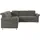 sit&more Ecksofa SIT & MORE "Darwin L-Form", braun (schlamm), B:249cm H:83cm T:229cm, Sofas, Ecksofa, inklusive Federkern, wahlweise mit Kopfteilverstellung, Bettfunktion