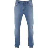URBAN CLASSICS Slim Tapered Jeans - Blau - 28