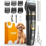 Oneisall Leise Hundeschermaschine Upgrade Pro, Profi Schermaschine Hund Katze 20