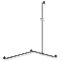 Hewi System 900 Duschhandlauf 900.35.33760DD 1250 x 765 x 965 mm, pulverbeschichtet dunkelgrau perlglimmer tiefmatt
