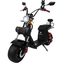 Rolektro Rolektro, E-Chopper 45, schwarz 45 km/h, 2 x 60V-25,6Ah Lithium-Akku, 3000 Watt", - Schwarz