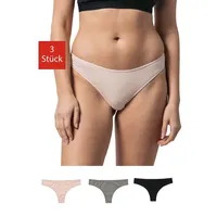 SNOCKS Brazilian Slips | Mix Apricot/Grün/Schwarz | L