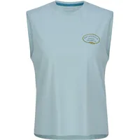 Patagonia Clean Climb Roots Boxy Organic Damen Tanktop, blau