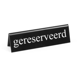 Hendi Tischschild Reserviert, 130x35x40 mm