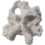 variogart® Variogart Aquariumdeko Lochgestein, M, weiß