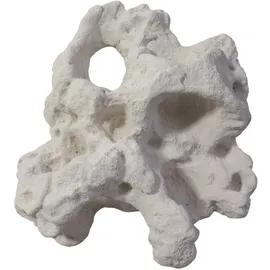 variogart® Variogart Aquariumdeko Lochgestein, M, weiß