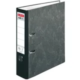 Herlitz maX.file nature Wolkenmarmor DIN A4 80 mm Schwarz 1 St.