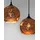 Nova Luce Blaze 3-flg. E27 60 cm Glas schwarz