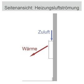 Noble Flame GALILEO GRANDE [Opti-myst Elektro Wandkamin]: Weiß Dekoholz Schwarz, spiegelnd