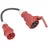 as - Schwabe AS Schwabe 61376 Strom Adapterkabel 16A Schwarz 0.3m H07RN-F 5G 2,5mm2
