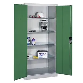 C+P CP-Möbel Aktenschrank 93 x 60 x 195 cm grau / grün