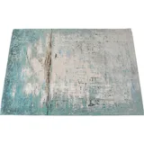 Kare Teppich Abstract hellblau