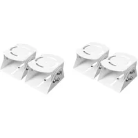 jojofuny 4stücke Wandhalterung Für Sicherheitskameras Einfache Installation Stabile Unterstützung Geeignet Für Innen Und Außenanwendungen Für Überwachungssysteme