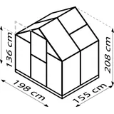 Alu Schwarz HKP 4 mm 7,5 m2