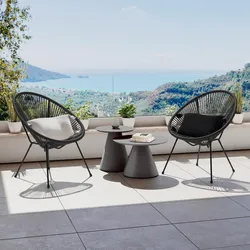 Garten-Relaxsessel Uno 1 Schwarz
