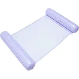 Swim Essentials Schwimmsessel 116 cm Lila Leopard