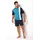 H.I.S. Pyjama mit breitem Streifen Blau S