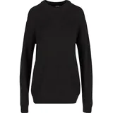 URBAN CLASSICS Rib Basic Pullover Black M