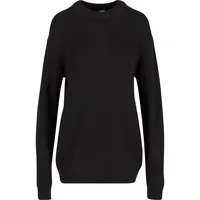 URBAN CLASSICS Rib Basic Pullover Black M