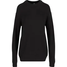URBAN CLASSICS Rib Basic Pullover Black M