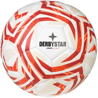 derbystar Junior S-Light 290g Leicht-Fußball Kinder weiß/rot 5