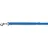 Kerbl Pet Multi-Führleine Miami, Hundeleine, Hundeführleine, blau, 180cmx20mm, Nylon, Hunde, stufenlos verstellbar